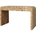 Petra Waterfall Edge Desk by Worlds Away. Made from hardwood solids, mdf, veneer, acrylic, metal in a eclectic & global style.