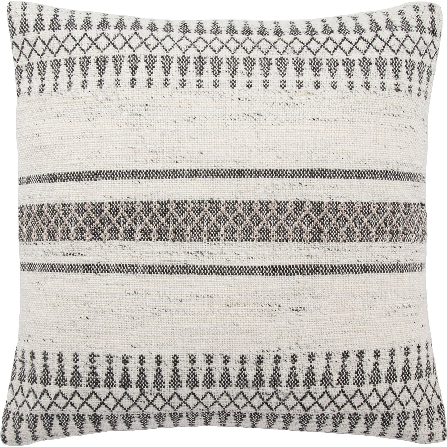 000 SR-699277,SR-699278 | Primary Silo | Peykan PEY02 Pillow by Jaipur Living in gray, ivory. Made from 100% viscose in a eclectic & global style.