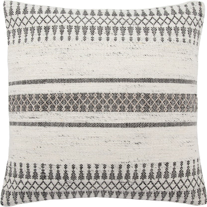 Peykan PEY02 Pillow by Jaipur Living in gray, ivory. Made from 100% viscose in a eclectic & global style.