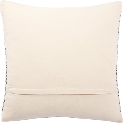 Peykan PEY03 Pillow by Jaipur Living in ivory, dark gray. Made from 90% viscose, 10% wool in a eclectic & global style.