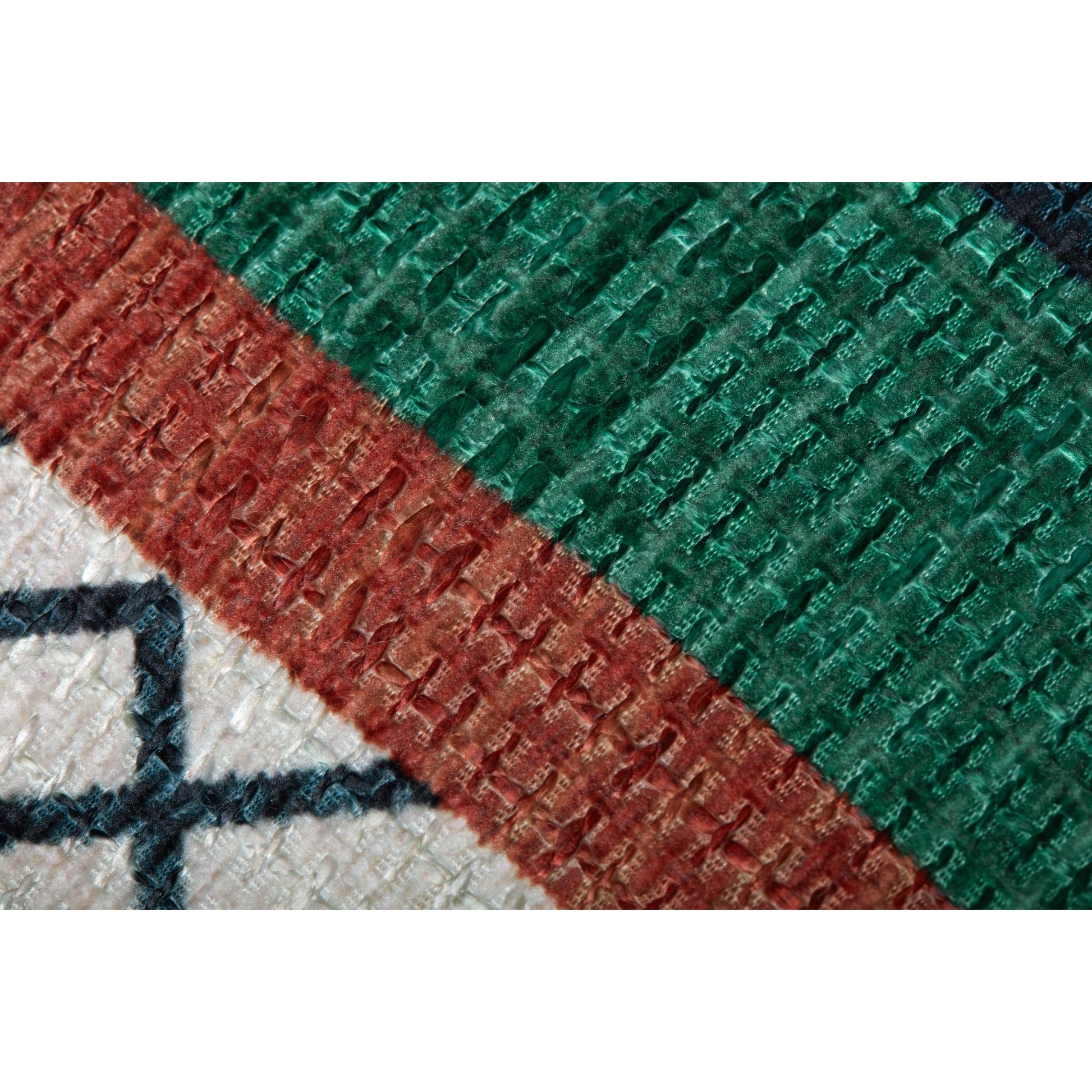 PF0013 Pouf by Loloi in fiesta. Made from 100% polyester in a rustic style.