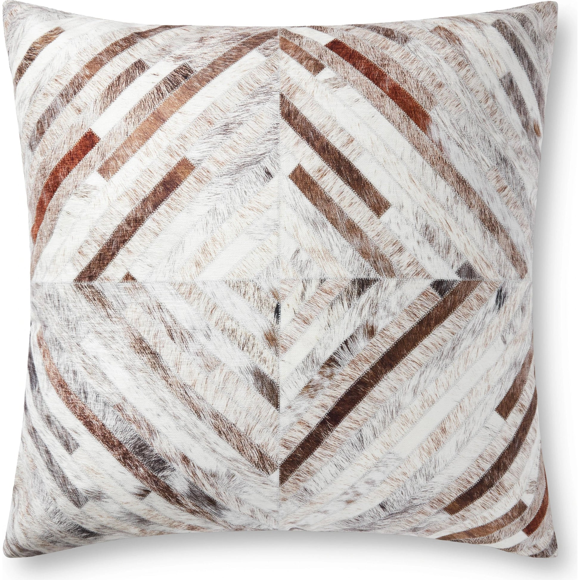 P0900 Pillow by Loloi in gray, multi. Made from 100% polyester in a rustic style.