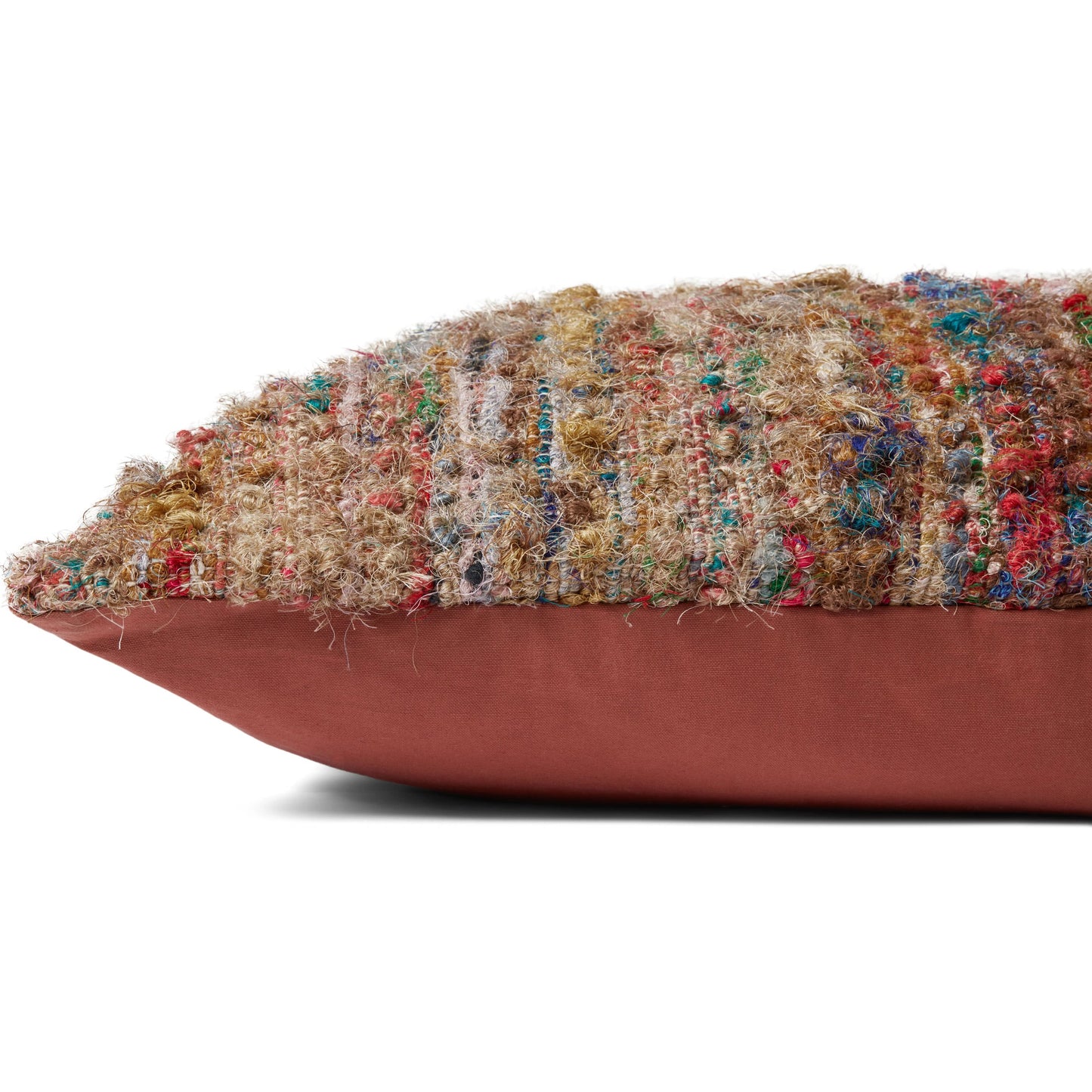 002 SI-1832407 | Closeup | LFP0072 Pillow by Loloi in multi. Made from cotton, wool, polyester in a eclectic & global style.