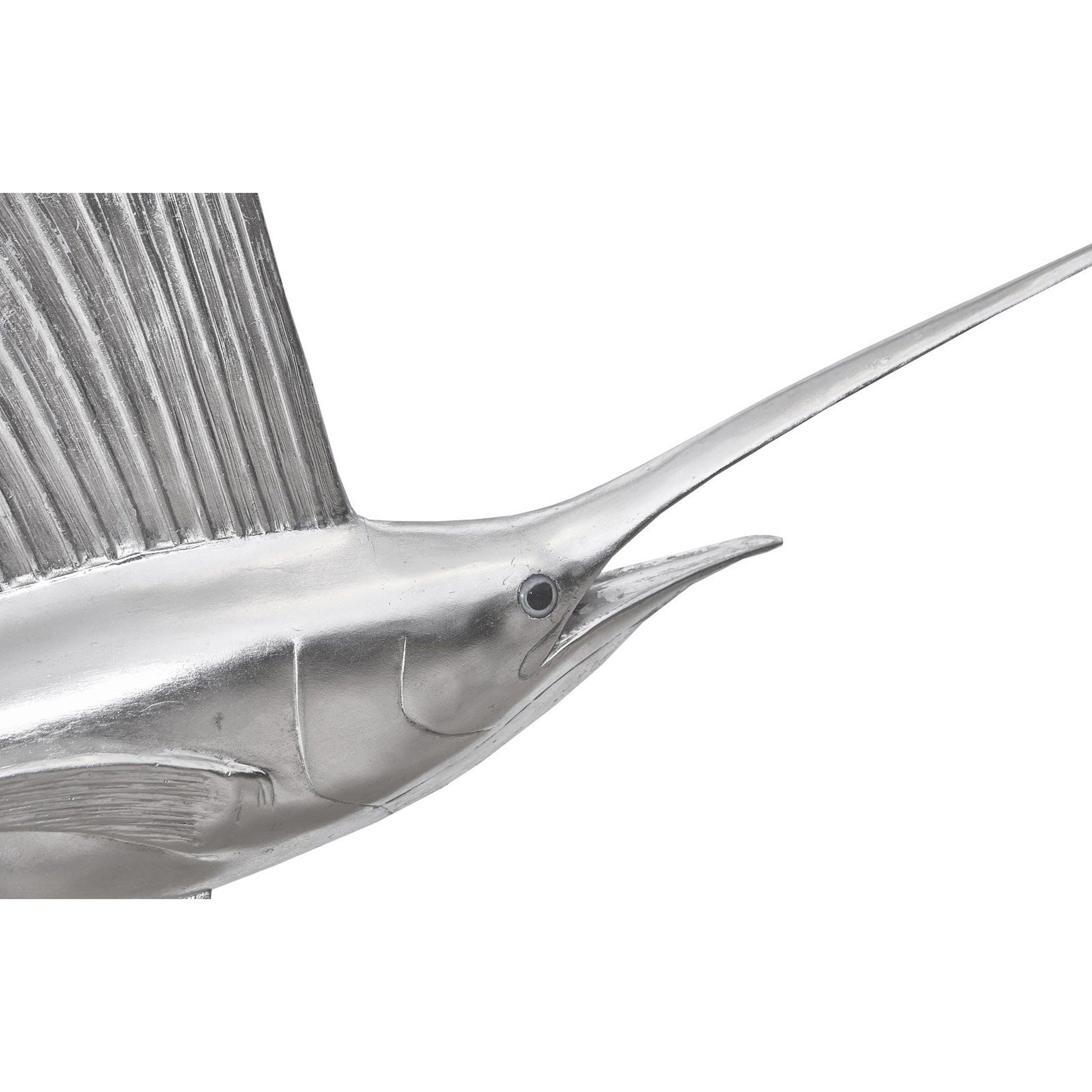 Sail Fish Wall Sculpture by Phillips Collection. Made from resin in a coastal style.