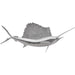 Sail Fish Wall Sculpture by Phillips Collection. Made from resin in a coastal style.