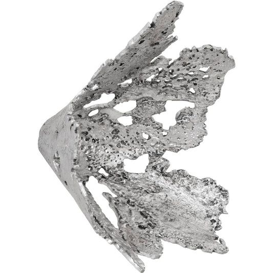 Perforated Splash Bowl Wall Art by Phillips Collection in silver and silver leaf. Made from resin in a modern style.