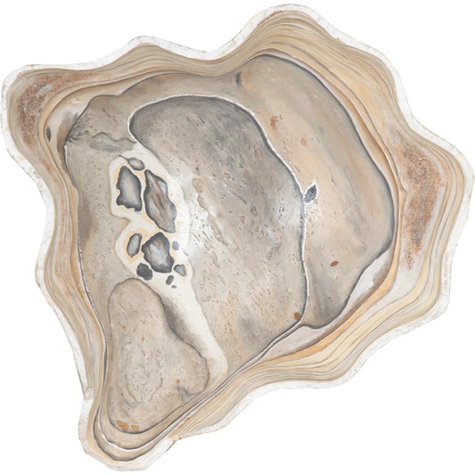 Cast Onyx Wall Sculpture by Phillips Collection. Made from unique in a rustic style.
