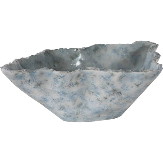 Cast Blue Onyx Bowl by Phillips Collection in blue. Made from resin in a modern style.
