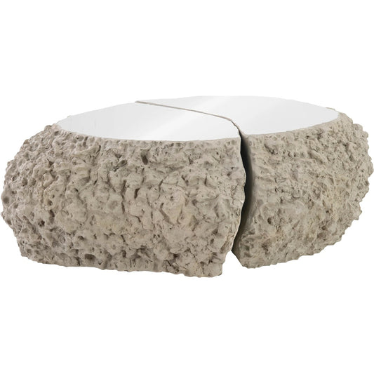 Split the Difference Coffee Table by Phillips Collection. Made from unique in a modern style.