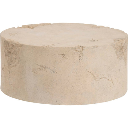 Formation Coffee Table by Phillips Collection in off white and roman stone. Made from resin composite in a modern style.