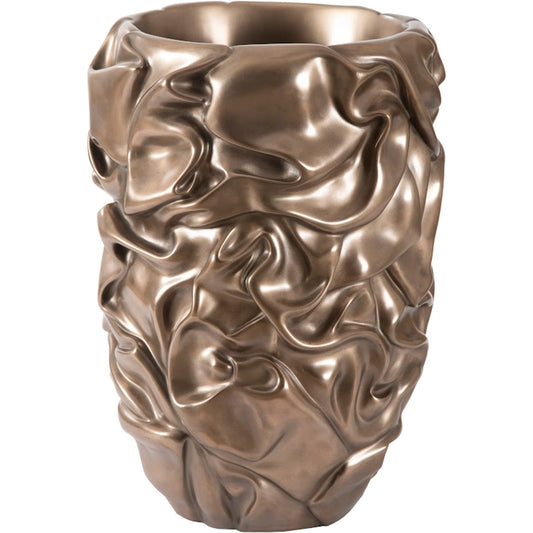 001 SI-1944829 | Additional Silo | Drape Planter, Polished Bronze by Phillips Collection in polished bronze. Made from resin in a modern style.