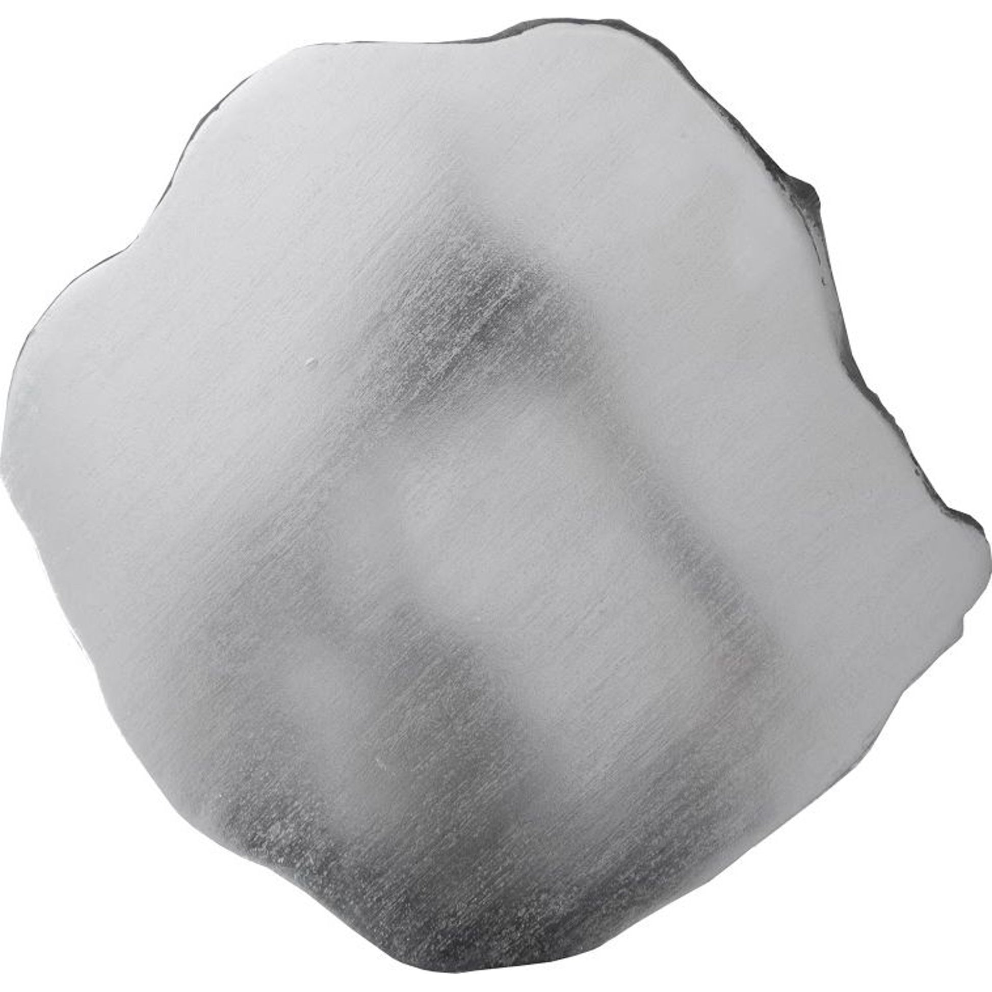 Log Silver Stool by Phillips Collection in silver and silver leaf. Made from resin in a eclectic & global style.