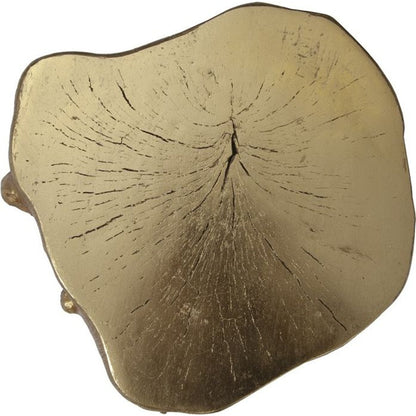 Log Gold Stool by Phillips Collection in gold and gold leaf. Made from resin in a eclectic & global style.