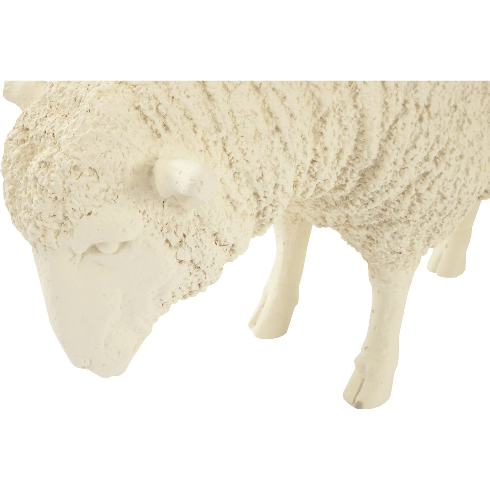 Sheep Sculpture by Phillips Collection. Made from resin in a modern style.