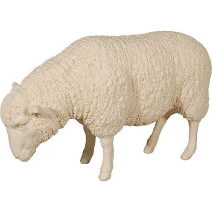 Sheep Sculpture by Phillips Collection. Made from resin in a modern style.