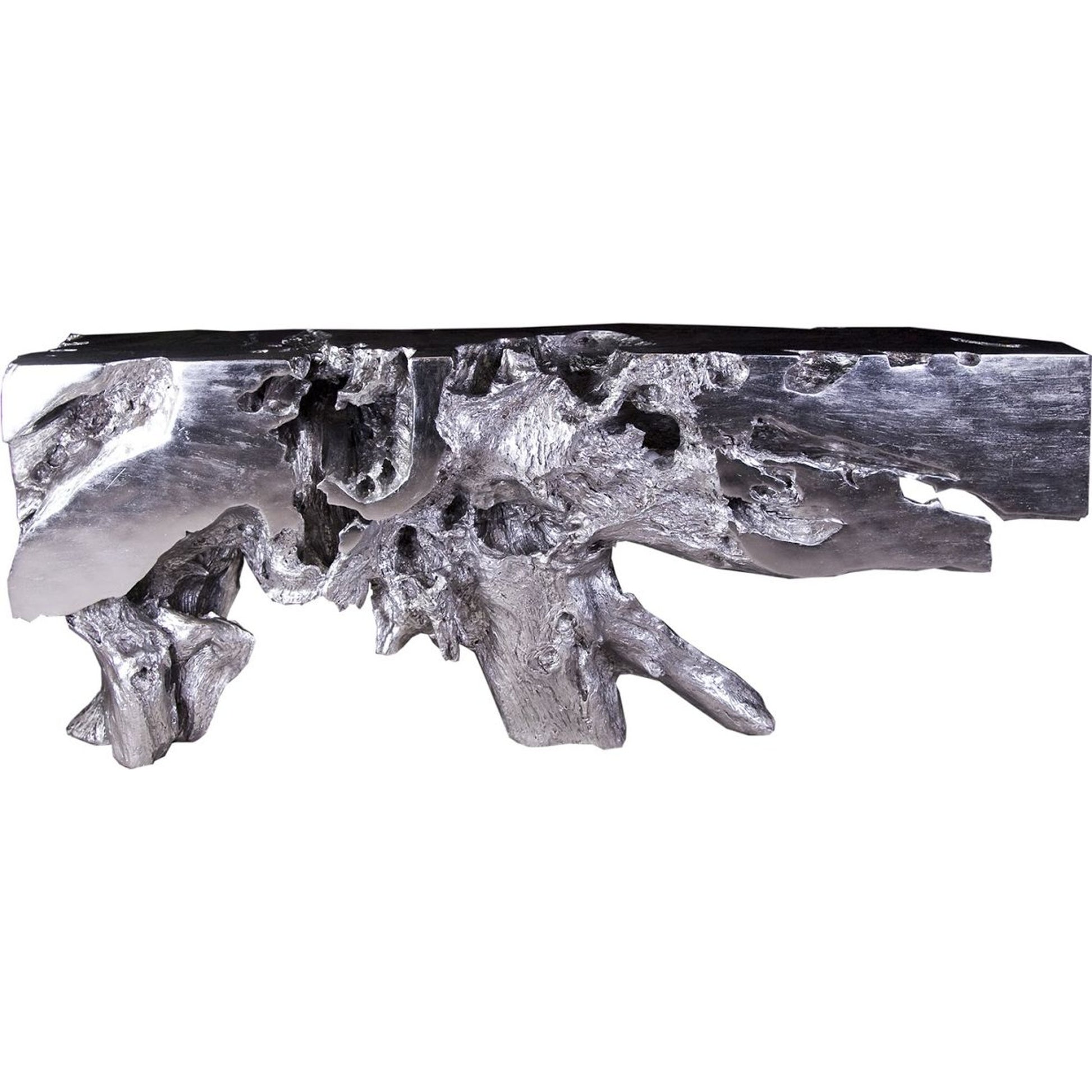 Freeform Console Table by Phillips Collection. Made from unique in a rustic style.