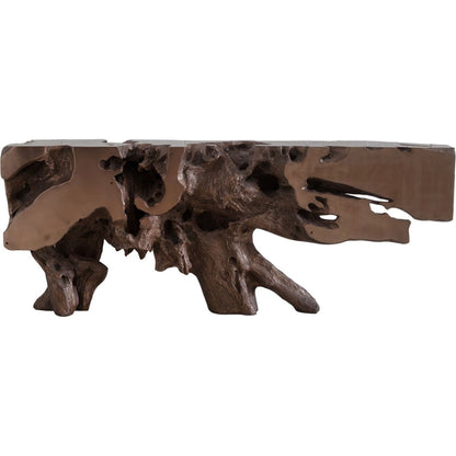 Freeform Console Table by Phillips Collection. Made from unique in a rustic style.