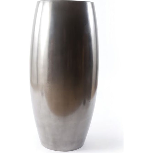 Elonga Polished Aluminum Planter by Phillips Collection in silver and polished aluminum. Made from resin in a eclectic & global style.