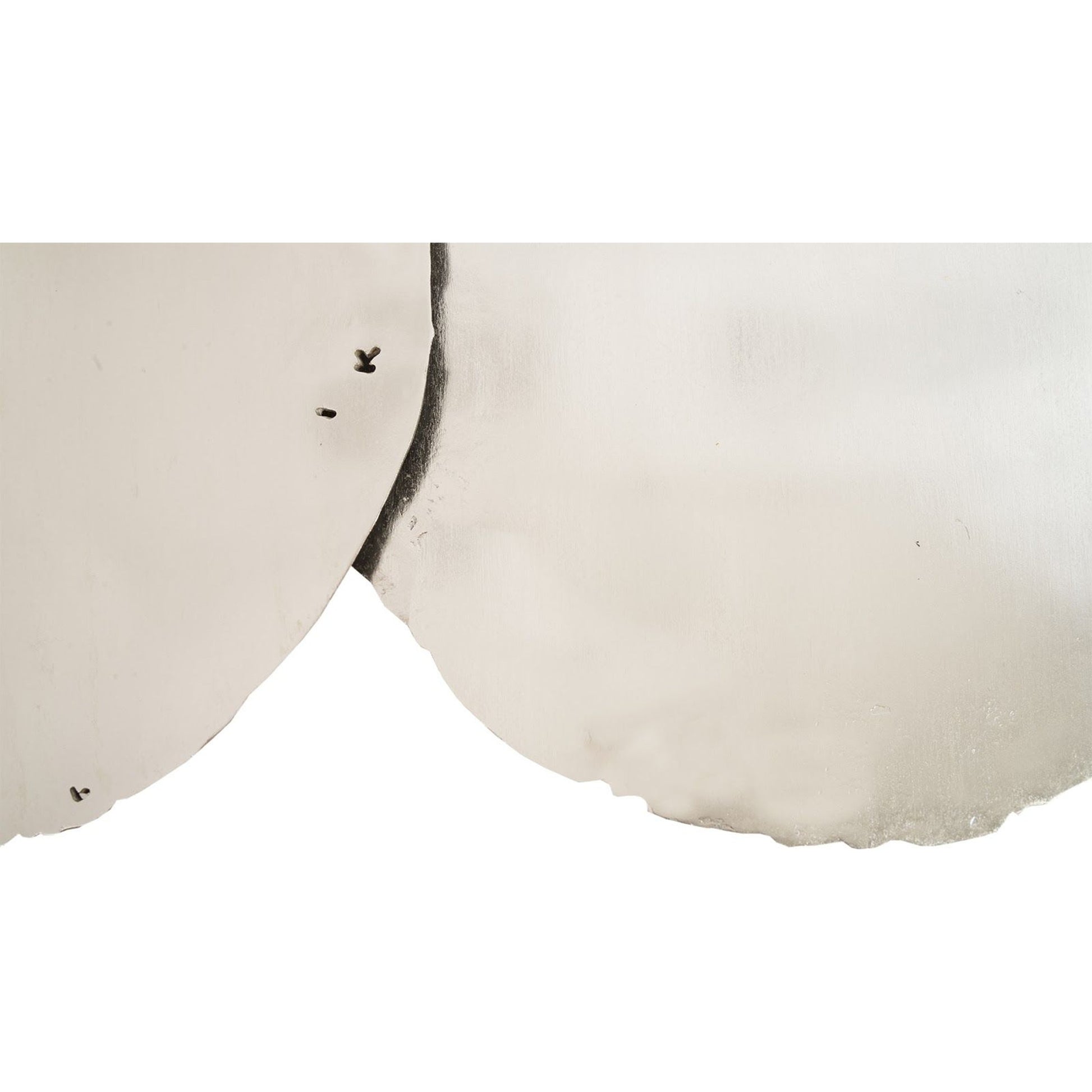 Galvanized Wall Discs (Set of 4) by Phillips Collection. Made from resin in a rustic style.