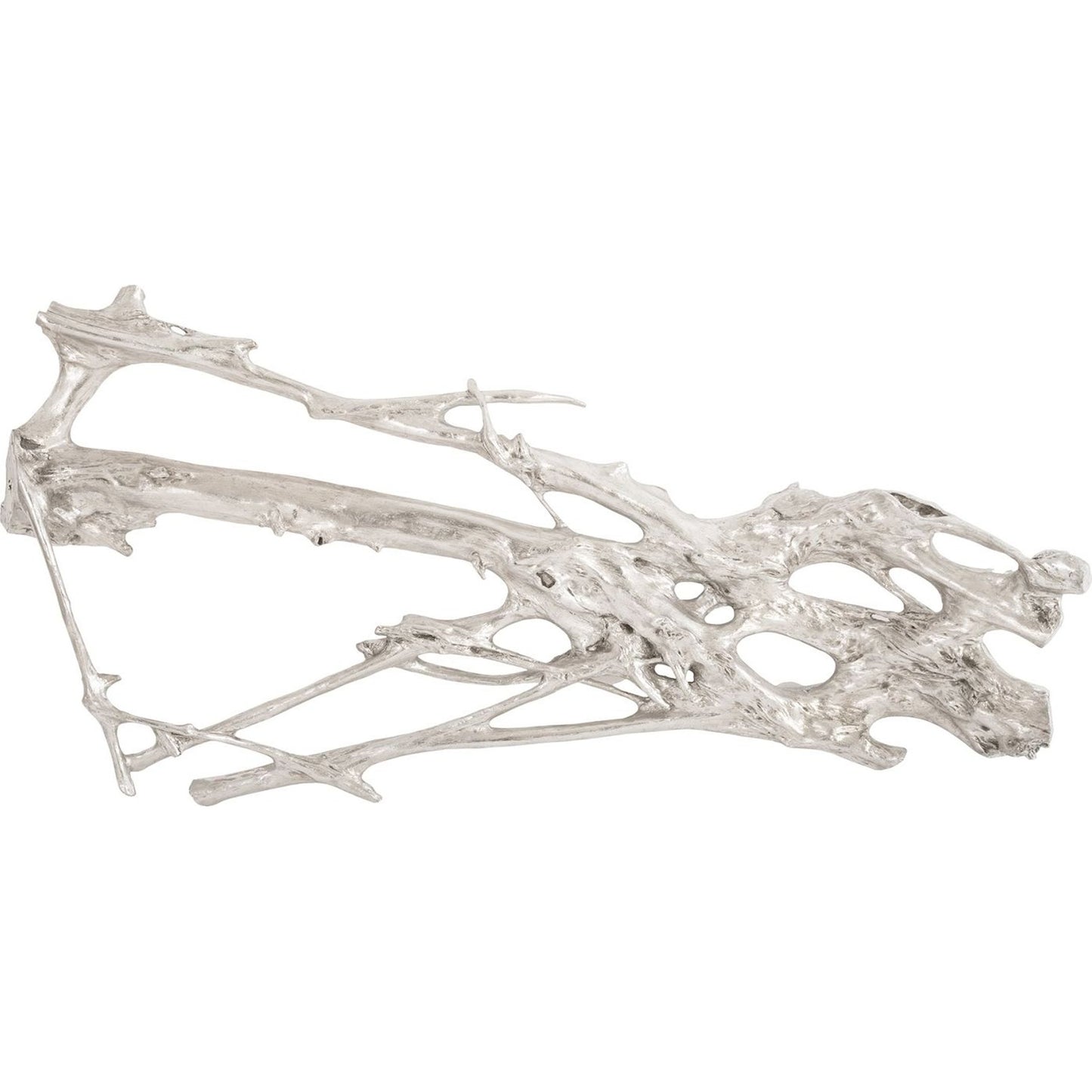 001 SR-820821 | Primary Silo | Root Wall Art by Phillips Collection in silver and silver leaf. Made from resin in a eclectic & global style.