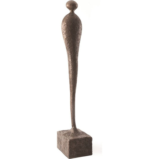 Skinny Figure by Phillips Collection in brown and bronze. Made from resin in a eclectic & global style.