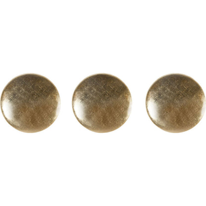 Orb Wall Tiles (Set of 3) by Phillips Collection in gold and gold leaf. Made from resin in a eclectic & global style.