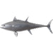 Bluefin Tuna Fish by Phillips Collection in silver. Made from resin in a coastal style.