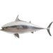 Mackerel Fish by Phillips Collection in silver. Made from resin in a coastal style.