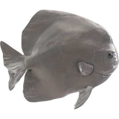 Australian Batfish by Phillips Collection in silver. Made from resin in a coastal style.