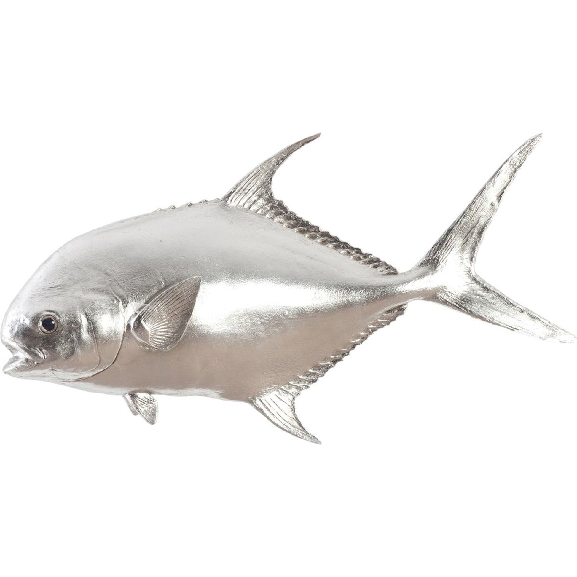 Permit Fish Wall Sculpture by Phillips Collection. Made from resin in a modern style.