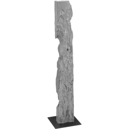Plinth by Phillips Collection in gray. Made from resin in a eclectic & global style.