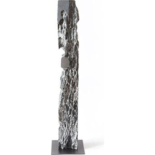 Plinth by Phillips Collection in gray. Made from resin in a eclectic & global style.
