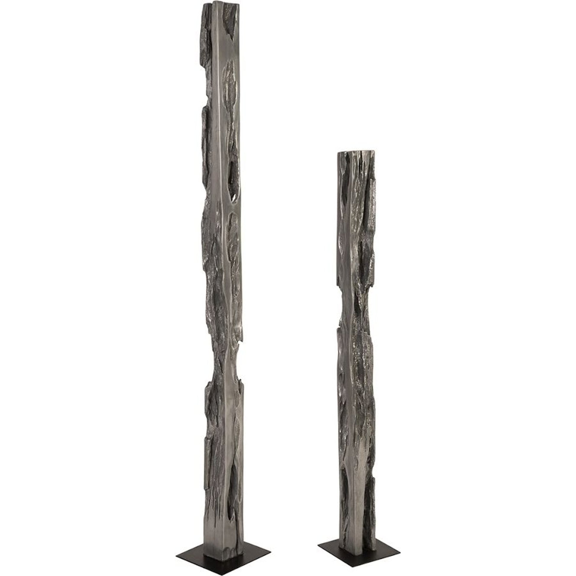 Plinth by Phillips Collection in gray. Made from resin in a eclectic & global style.