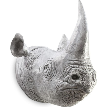 Rhino Wall Art by Phillips Collection. Made from resin in a eclectic & global style.