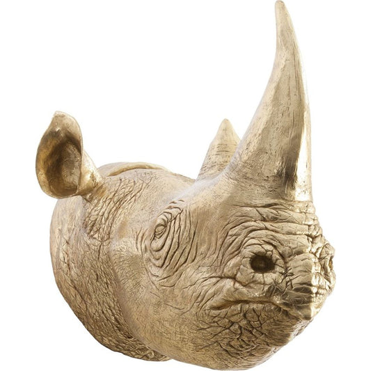Rhino Wall Art by Phillips Collection. Made from resin in a eclectic & global style.