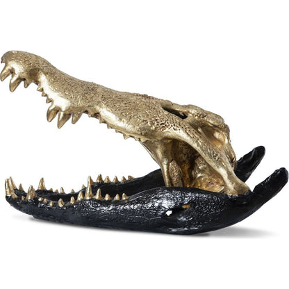 Crocodile Skull by Phillips Collection. Made from unique in a eclectic & global style.