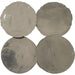 Galvanized Wall Discs (Set of 4) by Phillips Collection. Made from resin in a rustic style.
