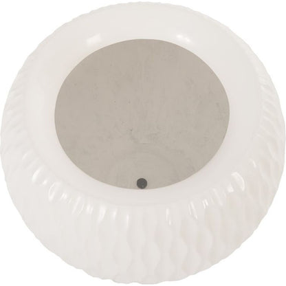 Ripple Planter I by Phillips Collection in black and gel coat. Made from resin in a modern style.