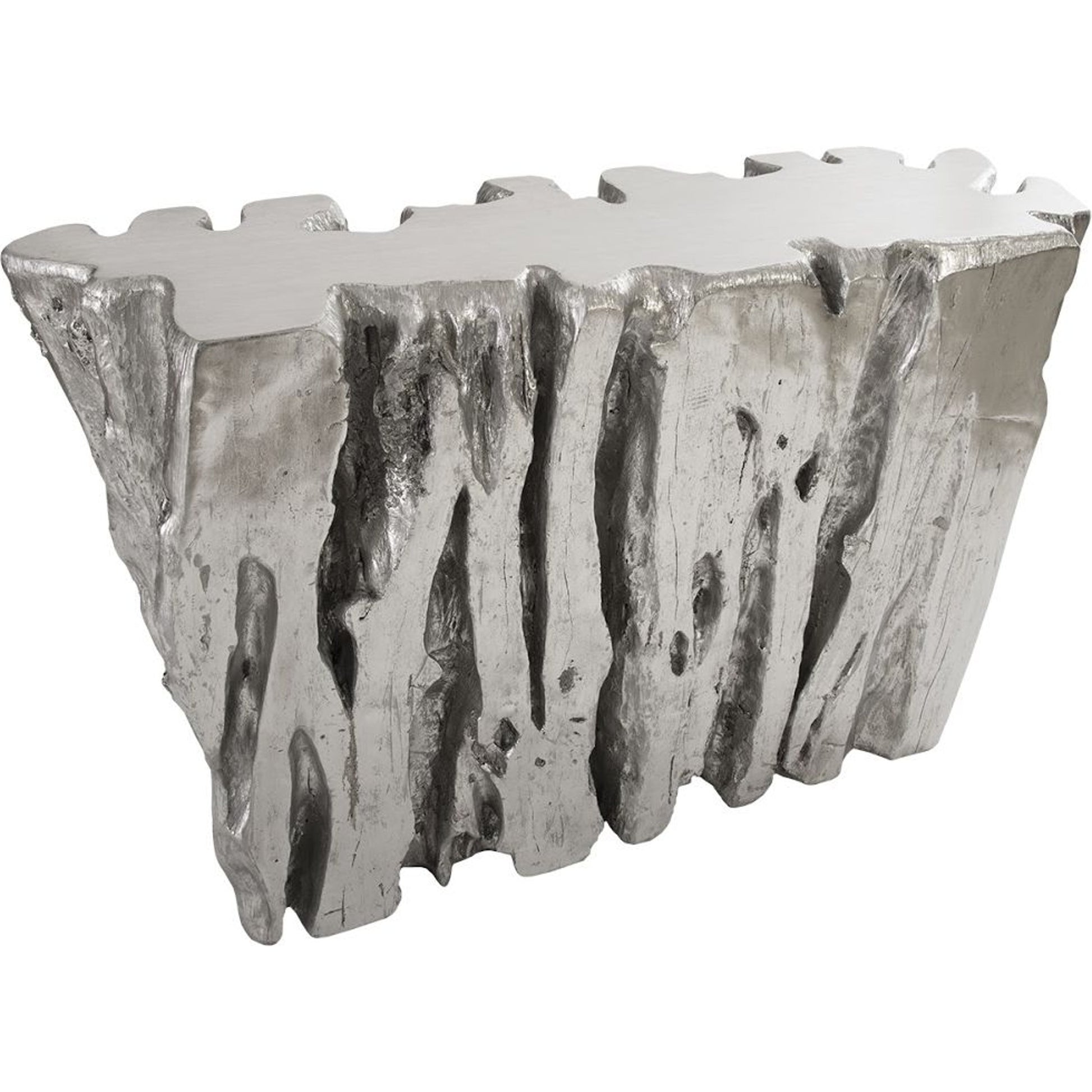 Freeform Console Table by Phillips Collection. Made from unique in a rustic style.