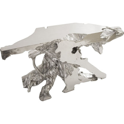 Freeform Console Table by Phillips Collection. Made from unique in a rustic style.