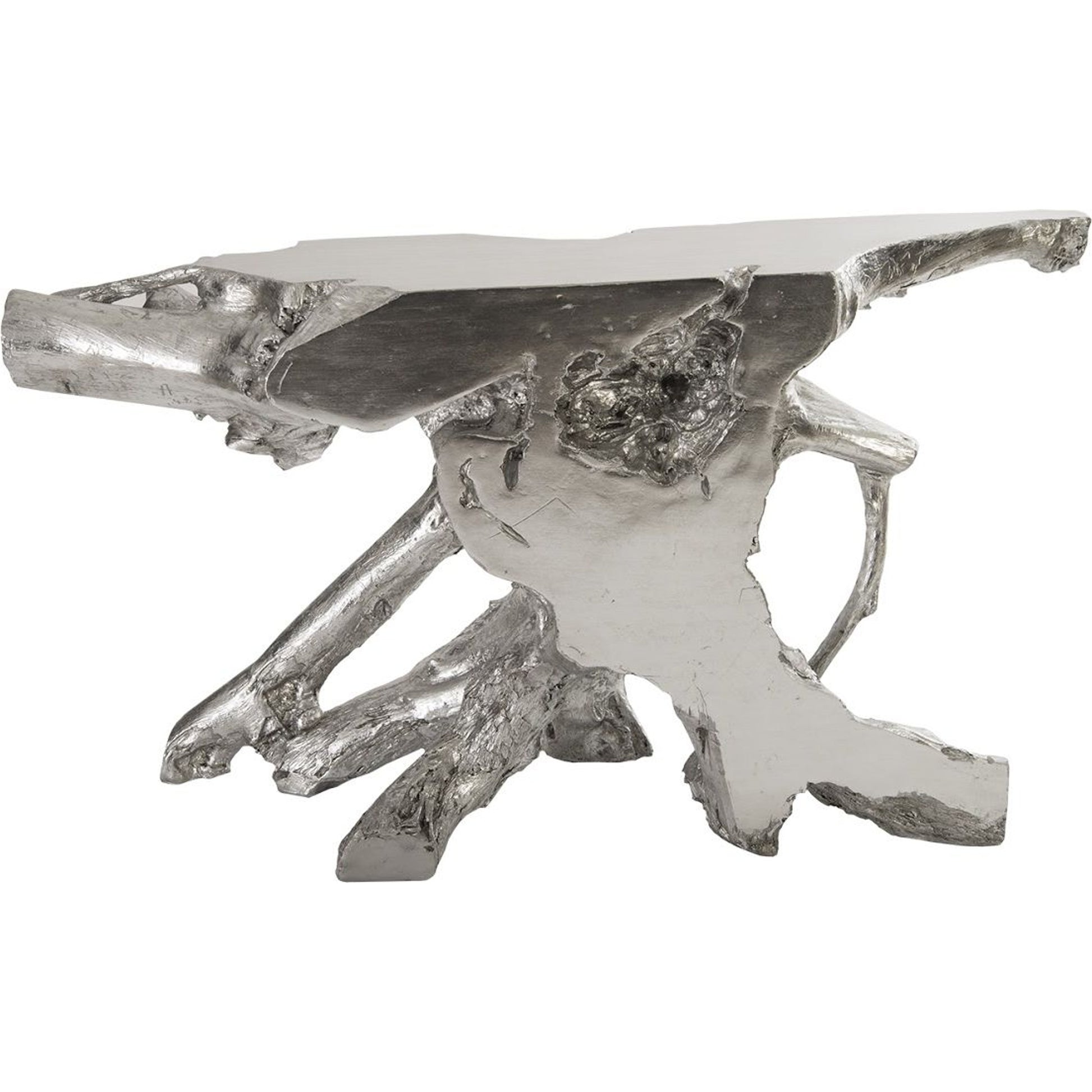 Freeform Console Table by Phillips Collection. Made from unique in a rustic style.