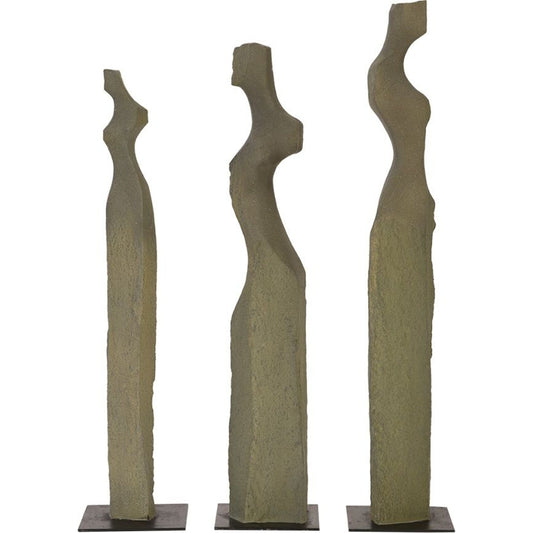 Woman Sculpture Set by Phillips Collection. Made from resin in a eclectic & global style.