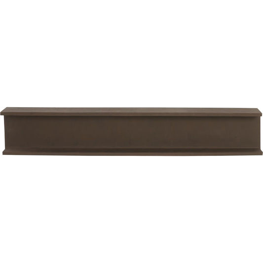I-Beam Wall Shelf by Phillips Collection in brown and rusty iron. Made from resin in a modern style.