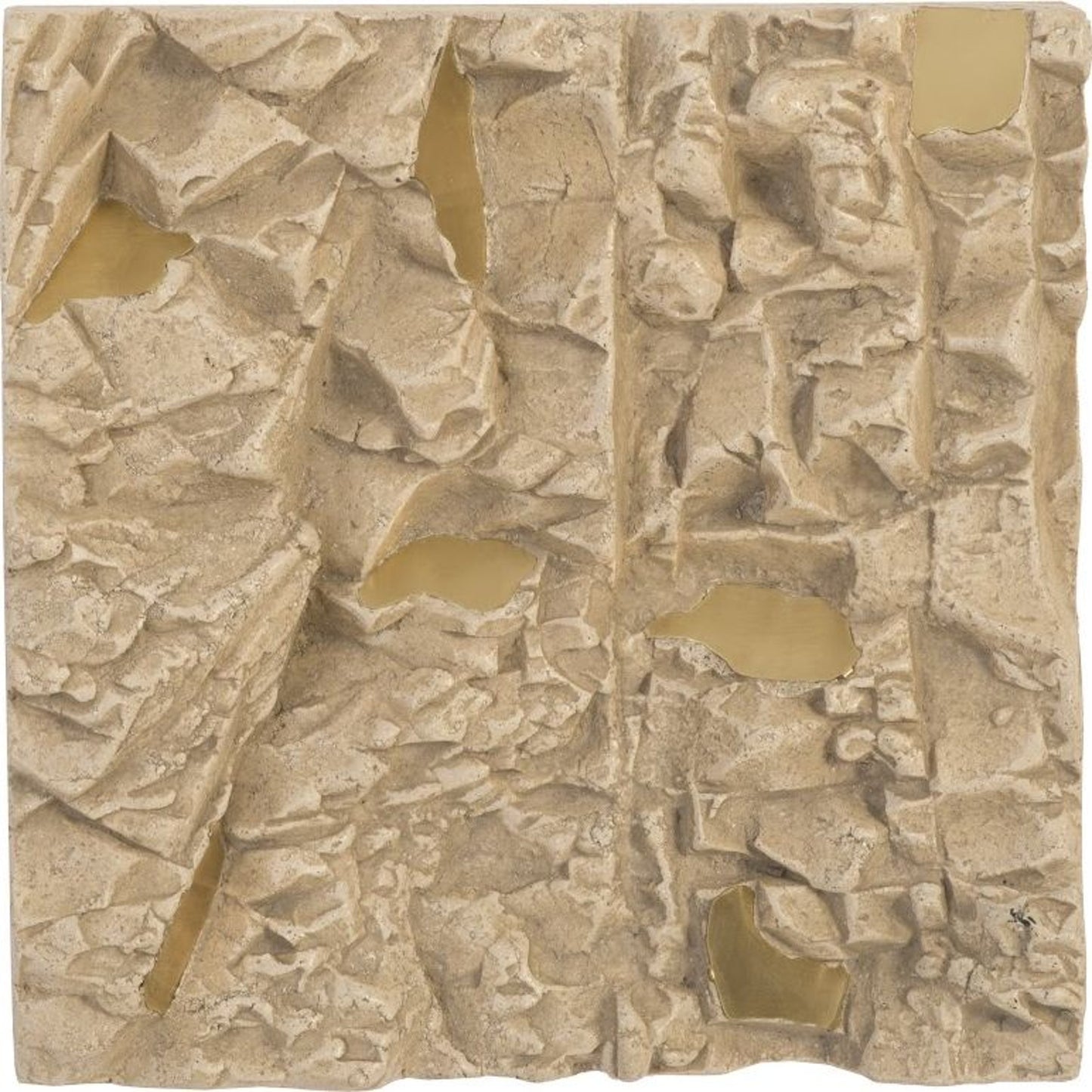 001 SR-820824 | Primary Silo | Rubble Wall Tile by Phillips Collection in brown, gold and brass. Made from resin composite, metal in a eclectic & global style.