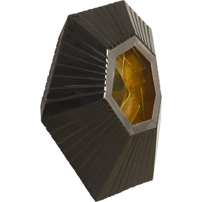 Hex Wall Tile by Phillips Collection in black, gold, silver and brass. Made from unique in a modern style.