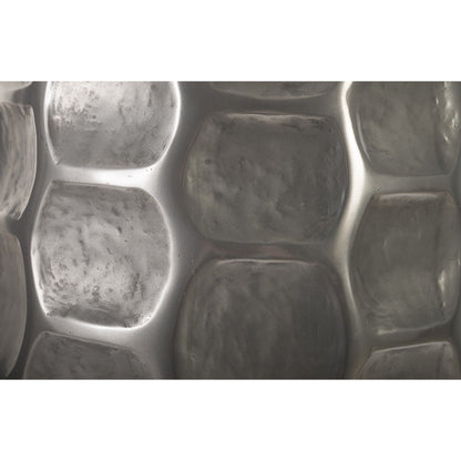 Mando Planter by Phillips Collection in white and gel coat. Made from resin in a modern style.