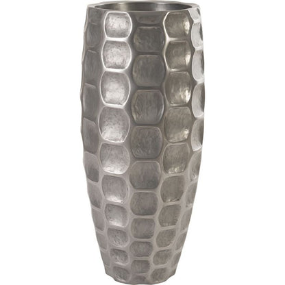 Mando Planter by Phillips Collection in white and gel coat. Made from resin in a modern style.