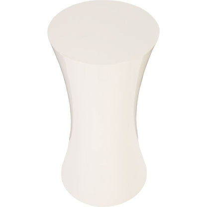 Ave Pedestal by Phillips Collection in white and white. Made from resin in a modern style.