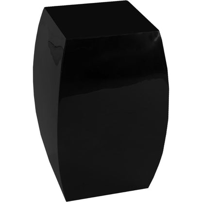 Taba Side Table by Phillips Collection in black and gel coat. Made from resin in a modern style.