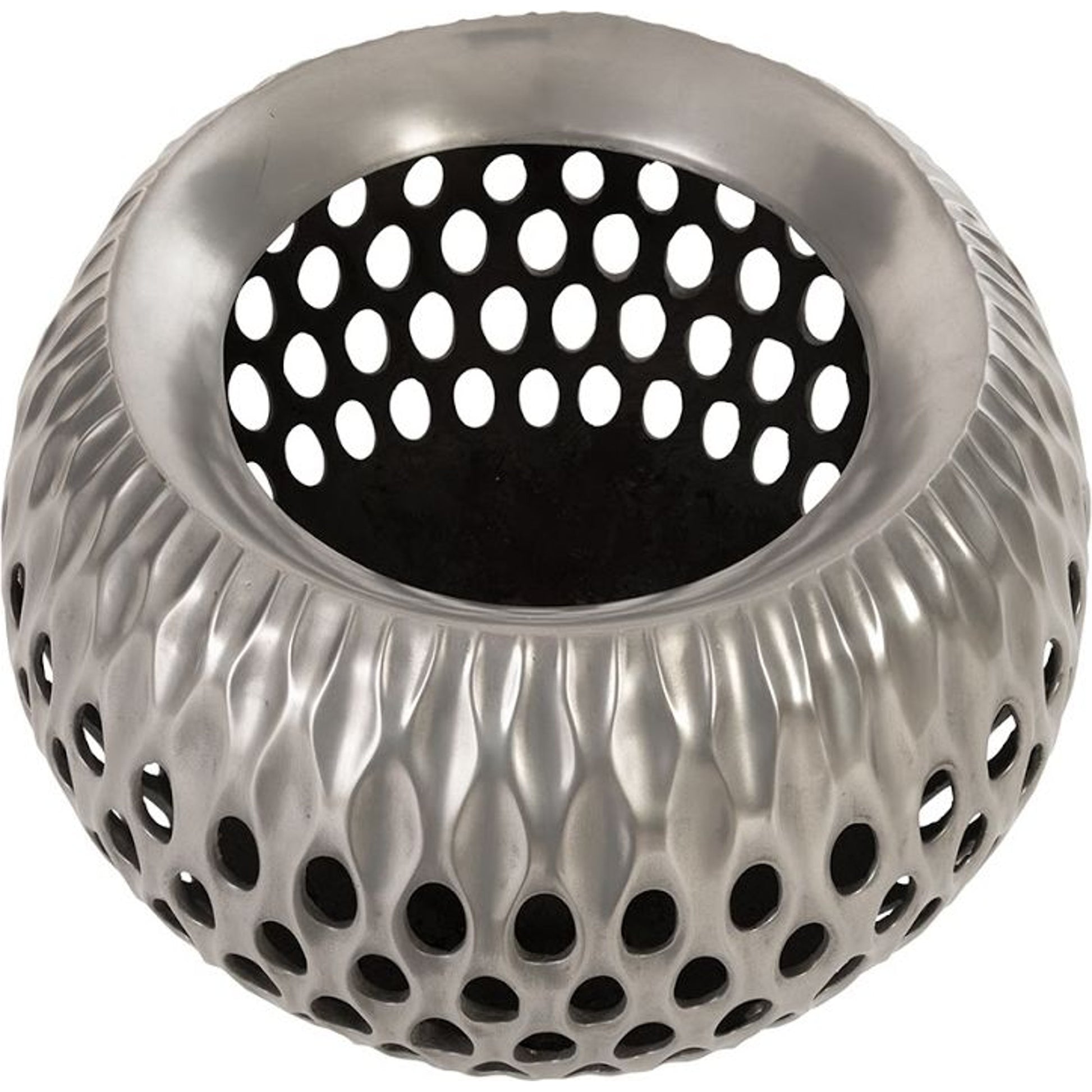 Breathe Planter by Phillips Collection in gel coat. Made from resin in a coastal style.